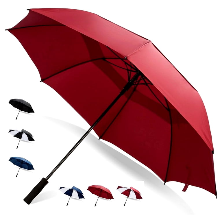 ジグソーパズル「Red umbrella」 62 Inch Golf Umbrella (Red, 1-Pack) UV Umbrella Protection Sun Big