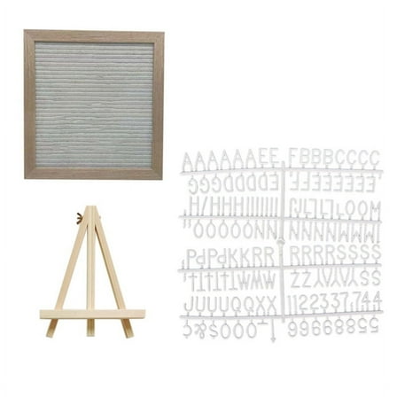 Cork Board 10x10 Inch Wall Decor Felt Letterboard Oak Wood Message Board Letters Felt Letter Board Home De