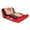 Red, Black, variant on Connelly Big Easy 2 Person Inflatable 2 Way Towable Lounge Inner Tube, Red