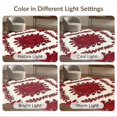 thumbnail image 7 of ODIKA Circle Semi Botanical Arrangement Symmetrical Decorative Border for Dorm Room, Small Living Apartment, Stain Resistant Low Profile, 7 of 7