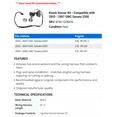 thumbnail image 2 of Knock Sensor Kit - Compatible with 2003 - 2007 GMC Savana 2500 2004 2005 2006, 2 of 2