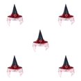 thumbnail image 1 of Monstrate Sombrero de de Halloween - Artículos de fiesta para cosplay de Halloween Duradero y no fácil de romper Rojo mezclado Type2 NO2, 1 of 6