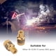 thumbnail image 1 of JUEGO DE COVIBLES DE SOLDURES DE LATÓN CON Adaptadores de Punta 169716 de para Pistolas Mig M 10/15, Reemplazo Adecuado, 1 of 7