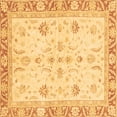 thumbnail image 1 of Ahgly Company Indoor Square Oriental Brown Modern Area Rugs, 6' Square, 1 of 4
