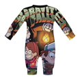 thumbnail image 5 of Gravity Falls Baby Romper Toddler Long Sleeve Bodysuit Soft Skin-Friendly Jumpsuit Outfit with Snap Crotch 12-18M, 5 of 8