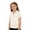 F-413Beige, variant on ZHOGXU Toddler Kids Girls Polo Shirt Solid Color Short Sleeve Lapel Breathable Lightweight Tee Top For Everyday Wear,WN,5-6 Years