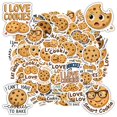 thumbnail image 6 of 35pcs Cute Cookies Kids Stickers Funny Decals PVC Stickers for Laptop Suitcase Fridge, 6 of 9