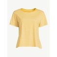 thumbnail image 4 of Free Assembly Women's Crop Box Tee with Short Sleeves, Sizes XS-XXXL, 4 of 8