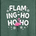thumbnail image 3 of Instant Message - Flaming Ho Ho Ho Christmas - Women's Lightweight French Terry Long Sleeve Shirt, 3 of 6