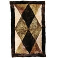 thumbnail image 1 of Natural Geo Sheepskin Area Rug Brown/Beige - 3 x 5', 1 of 4