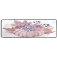 thumbnail image 6 of Dreamtimes Watercolor Pink Pumpkin Hallway Runner Rug 2'x6' Kitchen Rug with Rubber Backing Fall Flowers Autumn Non Slip Entryway Rug Runner Washable Soft Area Rug for Hallway Bedroom Kitchen Decor, 6 of 6