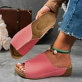 thumbnail image 4 of Dakaela Orthopedic Wedge Sandals for Women 2025 Summer Platform Slip on Walking Casual Slippers Shoes, 4 of 7