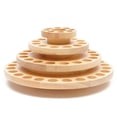4 Tiers Rotating Essential Oil Storage Rack Wooden Display Holder Rack ...