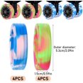 thumbnail image 2 of 8 Pcs Housses de Roues de Valise, Housse de Protection de Roues de Valise en Silicone Portable et Silencieuse pour la Plupart des Valises, 2 of 5