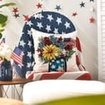 thumbnail image 4 of America The Beautiful Let Freedom Ring Throw Pillow Covers, 18 x 18 Inch Freedom 4th of July Independence Memorial Day Patriotic Cushion Case for Sofa Couch Set of 4, 4 of 6