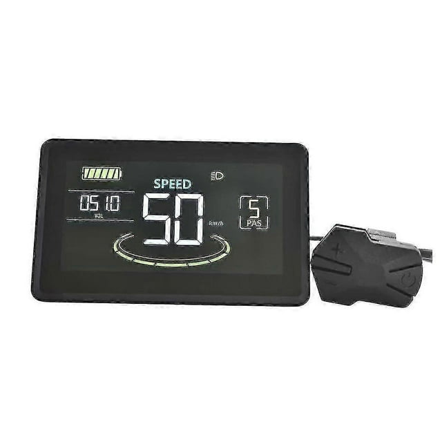 H6c Electric Bike Lcd Display Meter 24v-60v E Scooter Lcd Panel Color Screen With Usb Uart For Electric Bike(6pin)