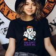 thumbnail image 3 of You Can’t Scare Me I Have Kids T-Shirt | Funny Unisex Spooky Outfit, Azalea, Size S, 3 of 6