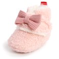 thumbnail image 2 of Yoyauz Newborn Cotton Booties Anti-Slip Soles For Toddlers  Boys Girls  Babies Winter Warm Wool Comfortable Sock Shoes （0-18 Month）, 2 of 7