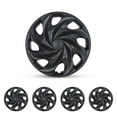 thumbnail image 2 of (4 Pack)15 inch Universal Wheel Rim Cover Hubcaps Snap on Car Truck Fit R15 Tire-Black Matte, 2 of 13