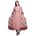 thumbnail image 1 of Bimba Robe Anarkali Imprimée pour Femmes Kurti Indienne Sans Manches Kurta Évasée, 1 of 6