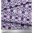 thumbnail image 2 of Soimoi Purple Heavy Canvas Fabric Mosaic Tie-Dye Fabric Prints By Yard 58 Inch Wide, 2 of 3