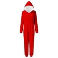 thumbnail image 5 of QTSHPN Family Matching Outfits Hooded Zip up Mom Kids Cozy Loungewear Holiday Christmas Pajamas for Women Set, 5 of 6