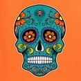 thumbnail image 5 of Wild Bobby Day Of The Dead Sugar Skull Pop Culture Men Graphic Tank Top, Orange, XX-Large, 5 of 5