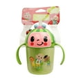 thumbnail image 6 of CoComelon Weighted Straw Cup - Spill Proof Toddler Straw Cups with Flip Top Cover - Transition Sippy Cups - Toddler Feeding Supplies - 7 Oz - Ages 6 Months and Up, 6 of 7