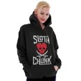 thumbnail image 3 of Sloth Chunk Pirate Heart 80s Retro Hoodie Sweatshirt Women Men Brisco Brands X, 3 of 6