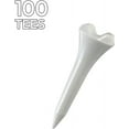 thumbnail image 2 of 1-1/2" Pride Performance Plastic Golf Tee White, 100 Count, 2 of 4