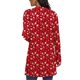 thumbnail image 4 of Cárdigan informal de manga larga con estampado para mujer, blusa holgada e informal de poliéster, 4 of 7