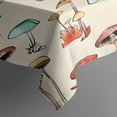thumbnail image 5 of Red Mushroom Light Pattern Square Tablecloth,Waterproof Square Table Cover,Wipeable Spillproof Washable Table Cover for Home Kitchen Party Decor 42"X42"(107x107cm), 5 of 6