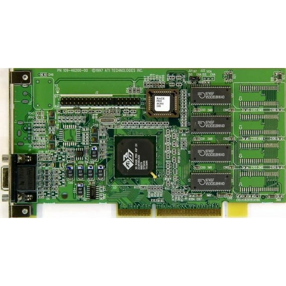 Video Card AGP, PN 109-46200-00,P/N 1024620102514158,(b.28)