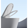 thumbnail image 3 of Smart Toilet with Built-in Heated Seat, Tankless Auto Flush System, Adjustable Temperature Control, Remote Flush Function, LED Display, Elongated Bowl for Modern Bathrooms, 3 of 9