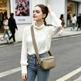 thumbnail image 3 of URSOFINE Genuine Leather Crossbody Bag for Women, Multi-Pocket Casual Sling Purse with Adjustable Wide Strap, 3 of 7