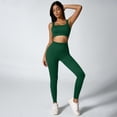 thumbnail image 6 of Women's High Waisted Ribbed Seamless Yoga Leggings Tummy Control Workout Pants, 6 of 9