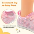 thumbnail image 3 of Barerun Baby Knit Breathable Non-Slip Comfortable Walking Shoes for Newborns, 3 of 5