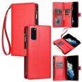 thumbnail image 1 of Compatible with Samsung Galaxy S20 5G Wallet Case Premium Zipper Large Space Flip PU Leather Cover, 1 of 5