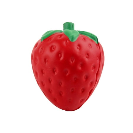 Soft Strawberry Shaped Squishy Slow Rising Relieve Decompress Squeeze Toy WDSV