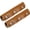 Amber Brown/Silver, variant on 2 Pcs Handbag Handle Cover, Leather Luggage Wraps, Purse Strap Cover Grip Protector Fine Texture Silver Buckle for Tote Bag Suitcase, Dark Green