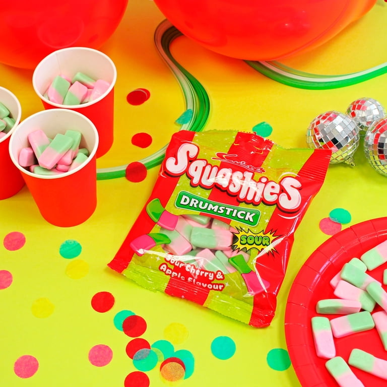 Swizzels Drumstick Squashies Sour Cherry & Apple 140G, Imported