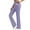 Purple, variant on Busydd Leggings for Women Casual Solid Color Yoga Pants with Pockets Fashion Comfortable Stretchy Women's Leggings L