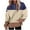 Navy, variant on Scyoekwg Women'S Sweatshirts Fall Hoodies Loose Hooded Drawstring Sweatshirt Pocket Color Block Graphic Sweatshirt Long Sleeve Pullover Tops Trendy Dressy Casual Pullover(Wine,XXXL)