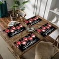 thumbnail image 5 of TIMIFIS Napperons Rose Tapis de Repas Décoration de Table de Fête Tapis d'Isolation Tapis de Tasse Tapis de Table Imprimé en Lin, 5 of 5