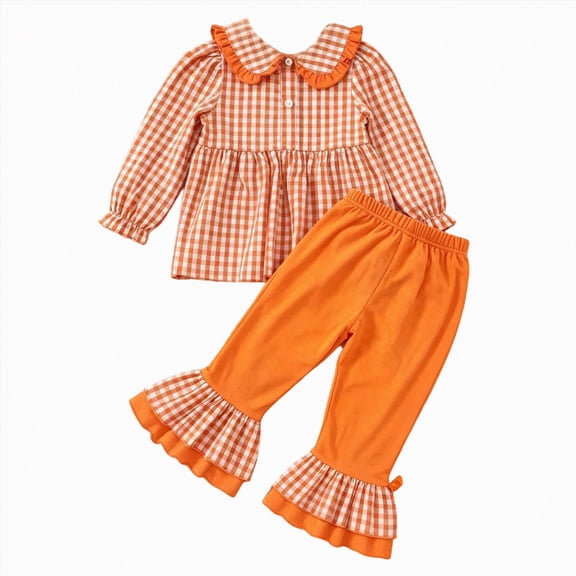 yboeqw Toddler Girl Clothes Fall Winter Outfits Infant Girl Sweatshirt Top 12 18 24 Months 3T Pants Set,Size 12-18 Months