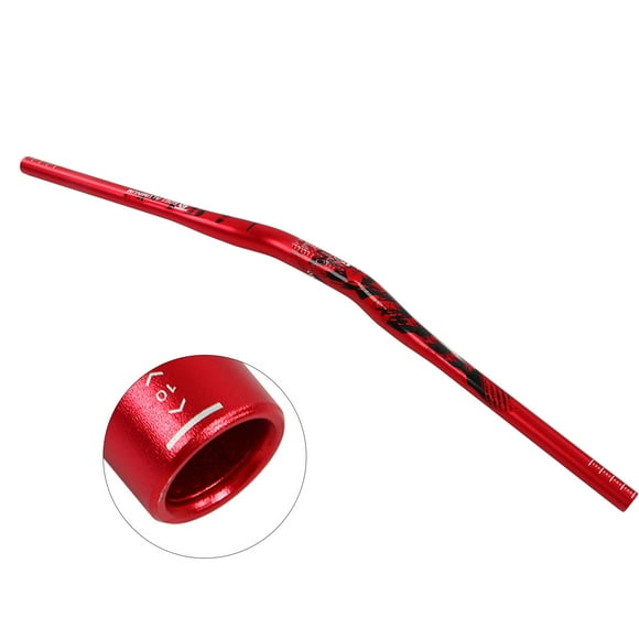 Bike Riser Bar, Wheel Track Handlebar Aluminum Alloy CNC Bending Corrosion Resistant  for Mountain and Trail Bikes Purple,Black,Red,Yellow,Blue