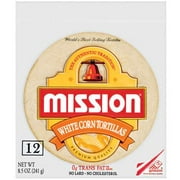 Mission Foods Mission White Corn Tortillas, 12 ea