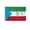 2x3 ft Nylon Flag, variant on AGAS Equatorial Guinea Flag 4x6 inch - 11" Plastic Pole 100% Polyester Stitched Edges Equatorial Guinean National Mini Flag on a Stick