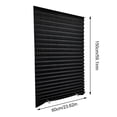 thumbnail image 4 of Pleated Window Shades Temporary Window Blinds Cordless Light Filtering Pleated Fabric Shade Room Darkening Shades for Living Room Bedroom, 4 of 9