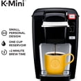 thumbnail image 2 of Keurig Hot K-mini K15 Single-serve K-cup Pod Classic Brewing System Coffee Maker Platinum, Black (New Open Box), 2 of 3